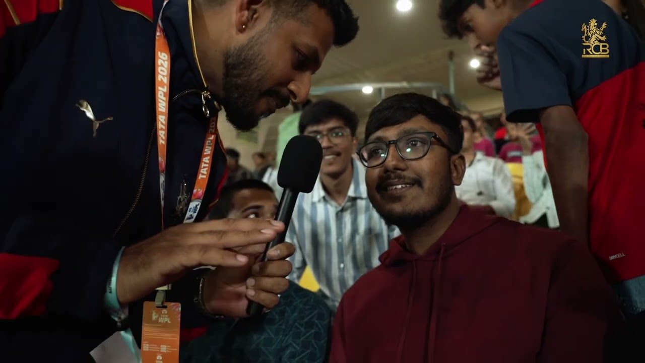RCB vs MI: Lucky Fan Receives Signed Jersey from Lauren Bell | WPL 2026