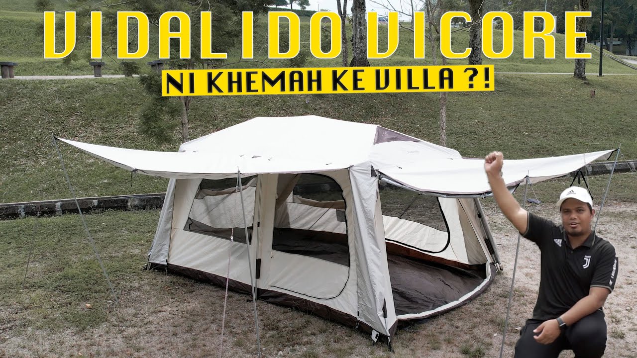 REVIEW | Betul Ke Khemah Ni Instant Set Up ? | VIDALIDO VICORE INSTANT 8 Person Tent