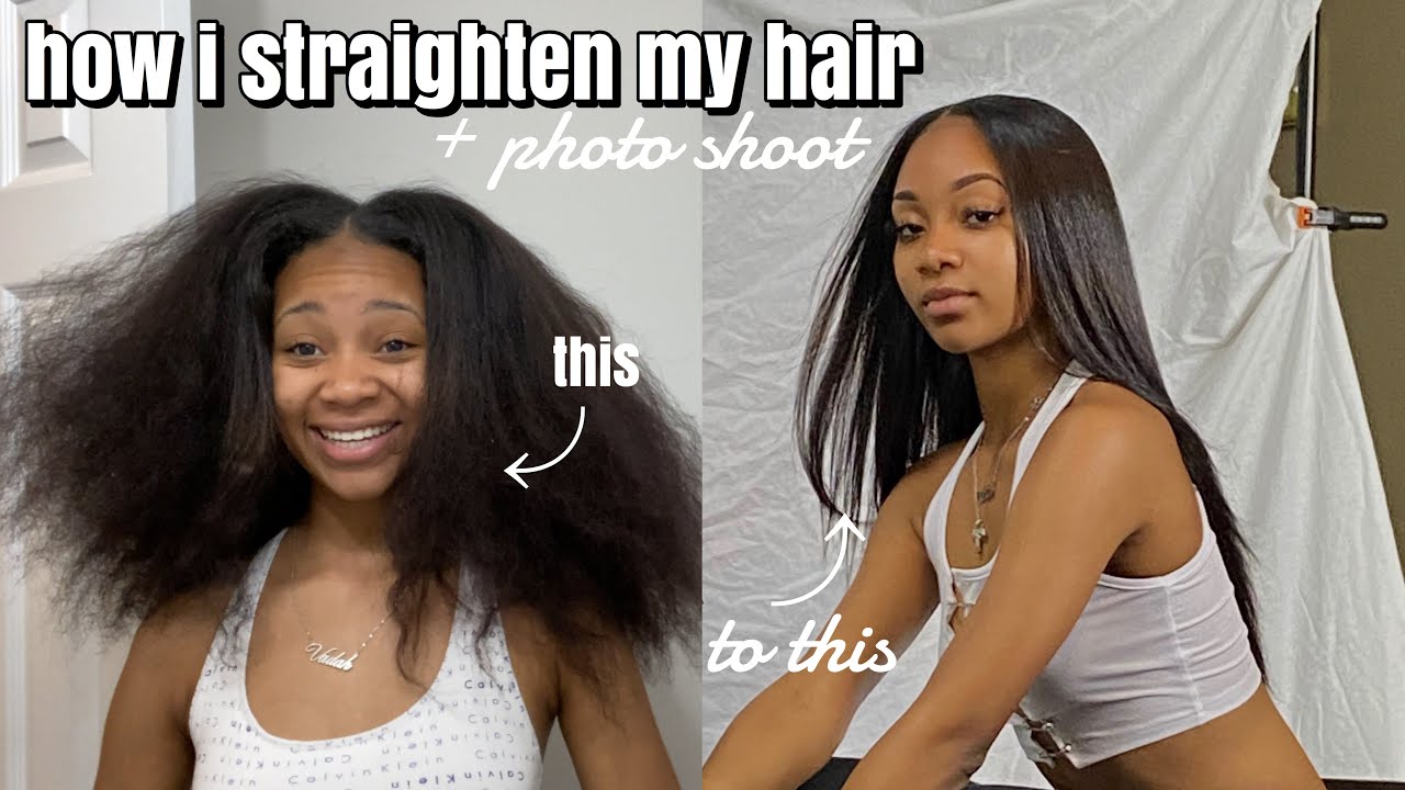 how i straighten my hair + photo shoot