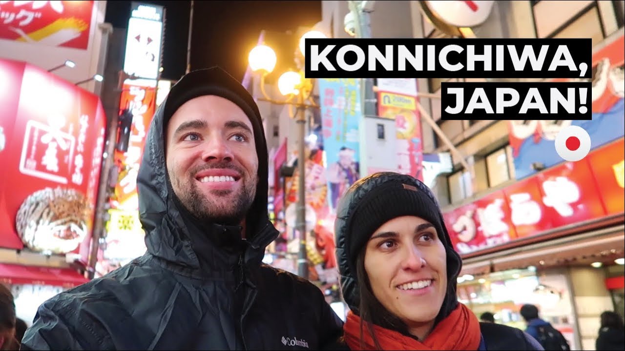 JAPAN!!! 🇯🇵 | Osaka & Dotonbori Nightlife + Traditional Japanese-Style Tatami Hotel