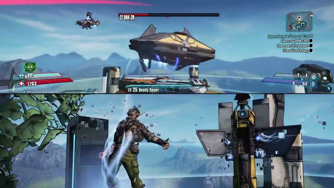 No mic /BORDERLANDS 2 w my partner part 2 (Part 9/15)
