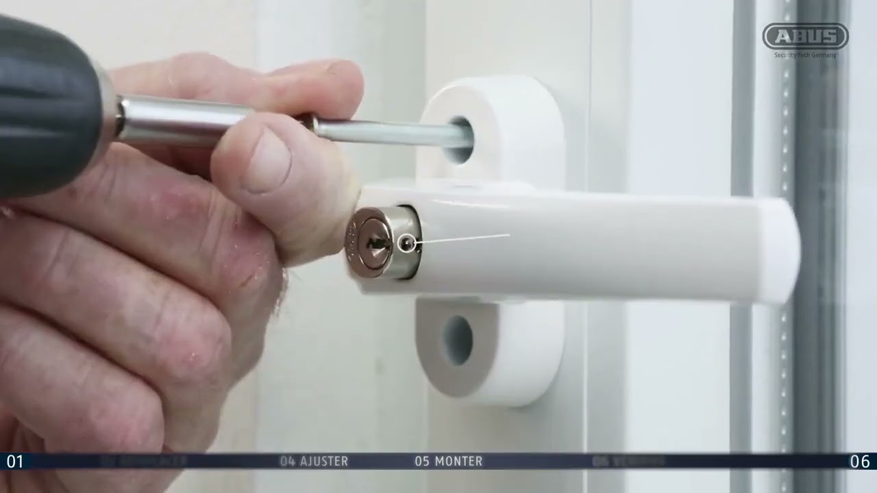Poignée de fenêtre ABUS FG300 - Instructions de montage