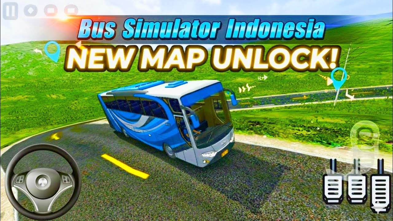 BUSSID New Map 😱 Hidden Roads Unlocked | Bus Simulator Indonesia 2025 Gameplay