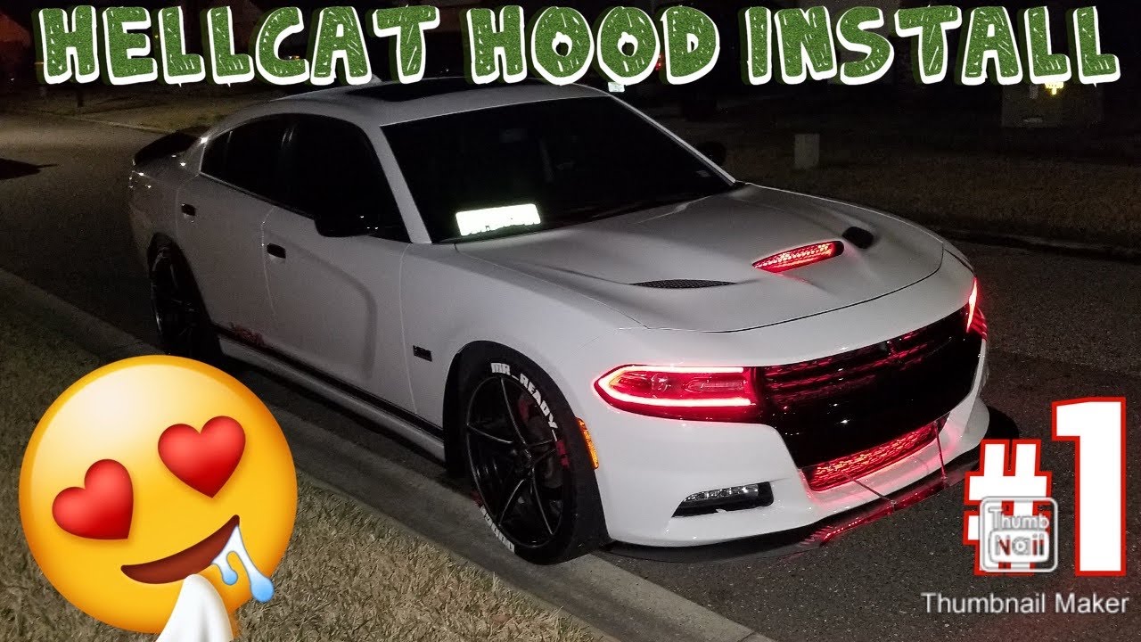 Hellcat Hood Install