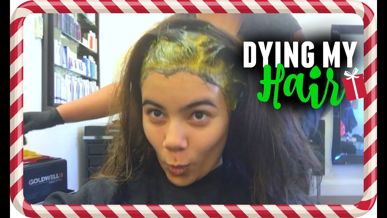 VLOGMAS #2❄ DYING MY HAIR???
