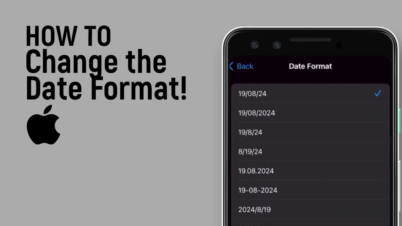 Как изменить формат даты на iPhone