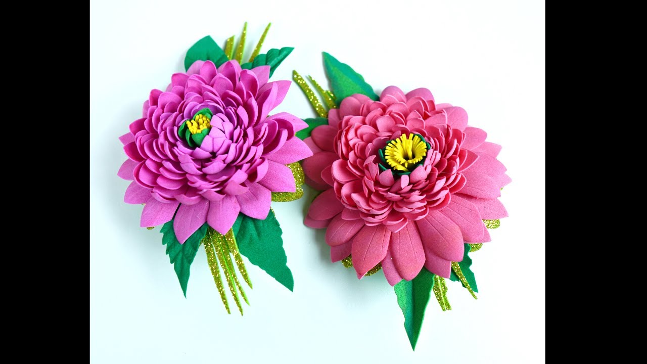 Beautiful Hair band flower making idea - Hair band flower - Rubber band flower making