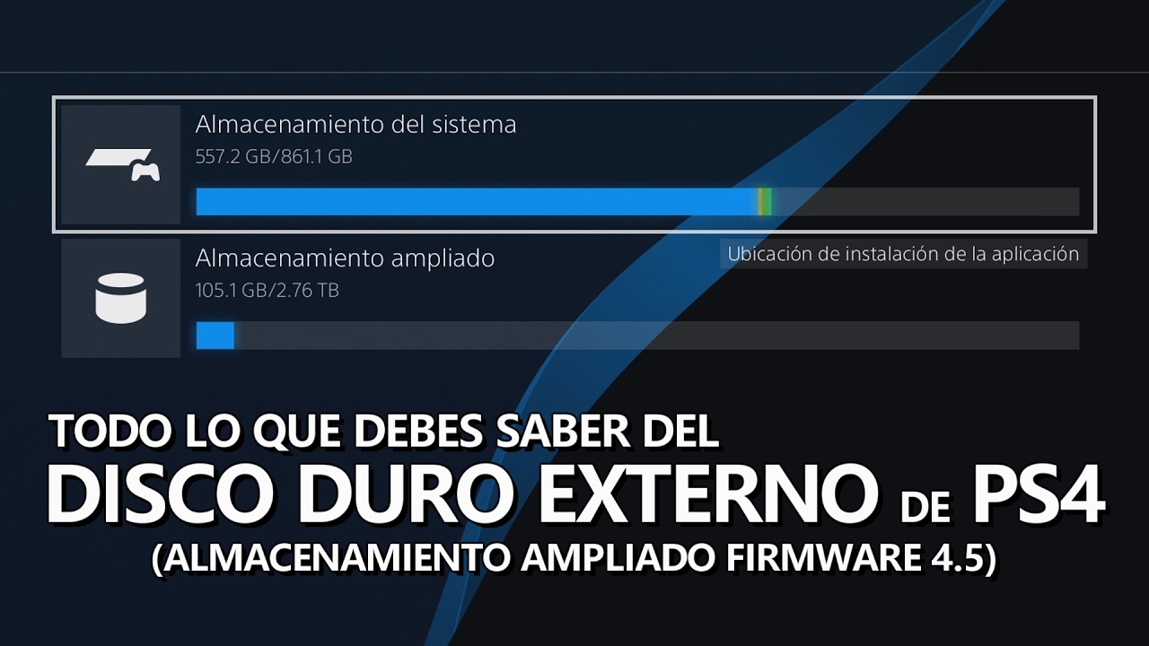 Todo lo que debes saber del Almacenamiento Ampliado de PS4