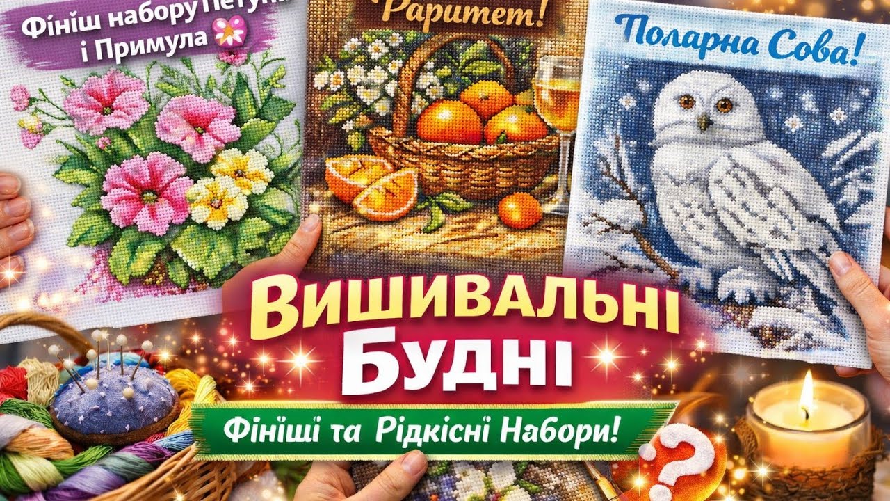 #235 Мої вишивальні будні з 14.02.-21.02. Вишивальна гра 