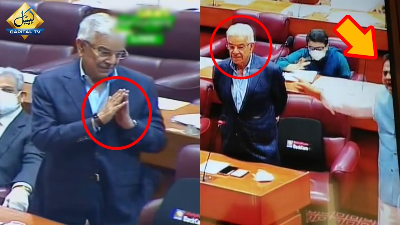 MAAFI MANGO | Khawaja Asif Vs Fawad Chaudhry | Heated Words Exchange in National Assembly