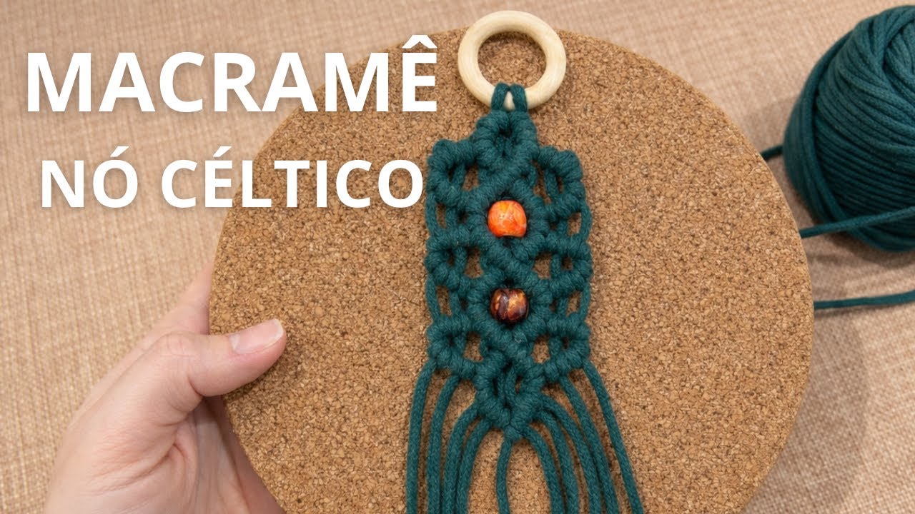 Nó Céltico em Macramê | Padrão Decorativo Passo a Passo