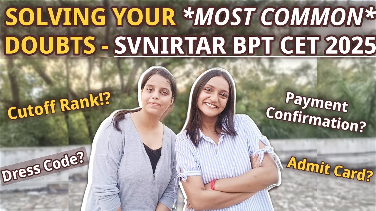💯WE ANSWER EVERY *BPT & CET* QUESTION YOU'VE ASKED US !👩🏻‍🎓| Full Q&A With Honest Answers | SVNIRTAR