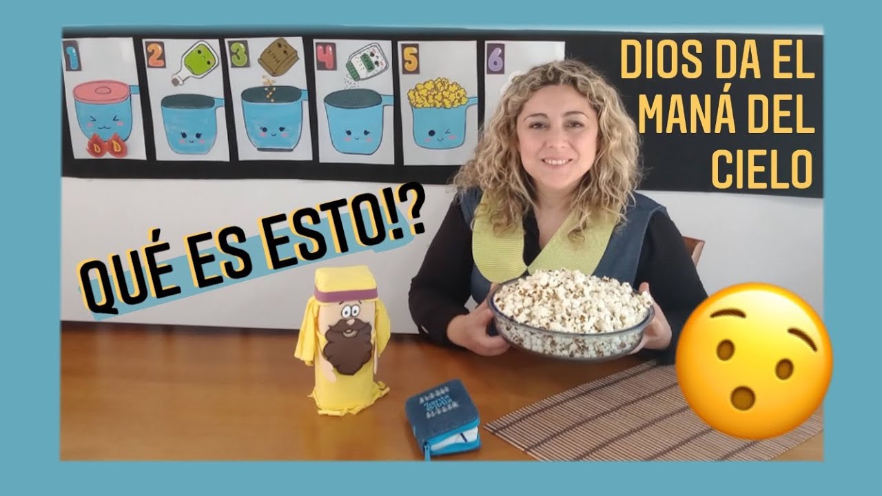 Maná del Cielo: Historia de la Biblia para Niños 🍿🍿🤗