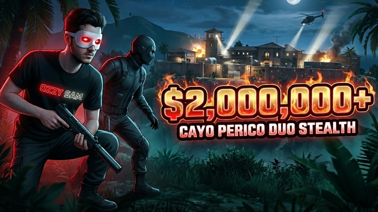 Cayo Perico Heist DUO $2,000,000+ Payout (Stealth Run)” | GTA Online Full Gameplay