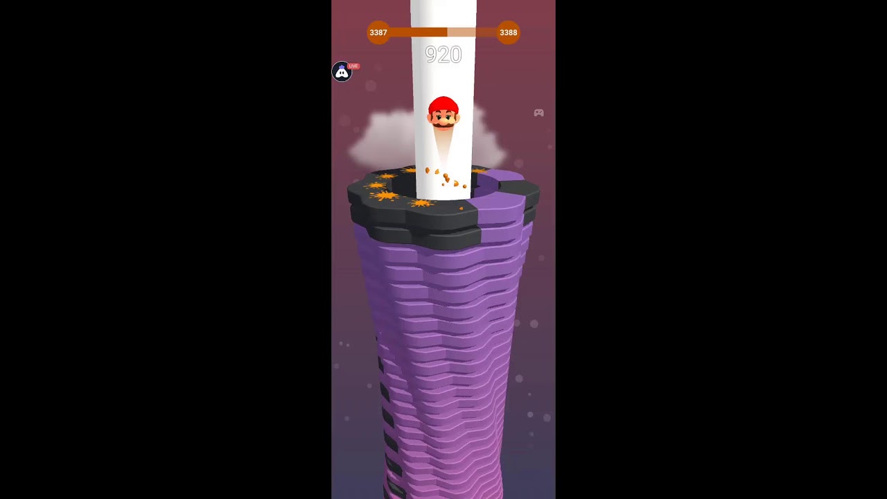 STACK BALL CRASH PLATFORM LIVE GAMEPLAY😘🫣🥰1200#shorts #trending #foryou #Live