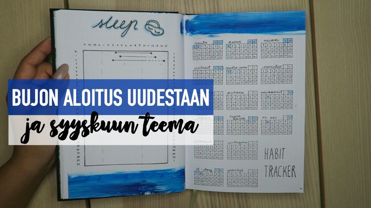 UUS BUJO + SYYSKUU | bullet journal 2018