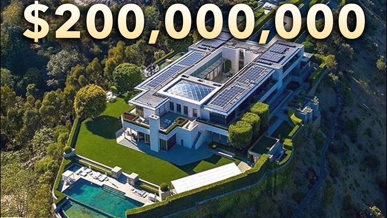 Внутри мегаособняка в Лос-Анджелесе Pritzker Bel Air Estate стоимостью 200 000 000 долларов с ПОТ...
