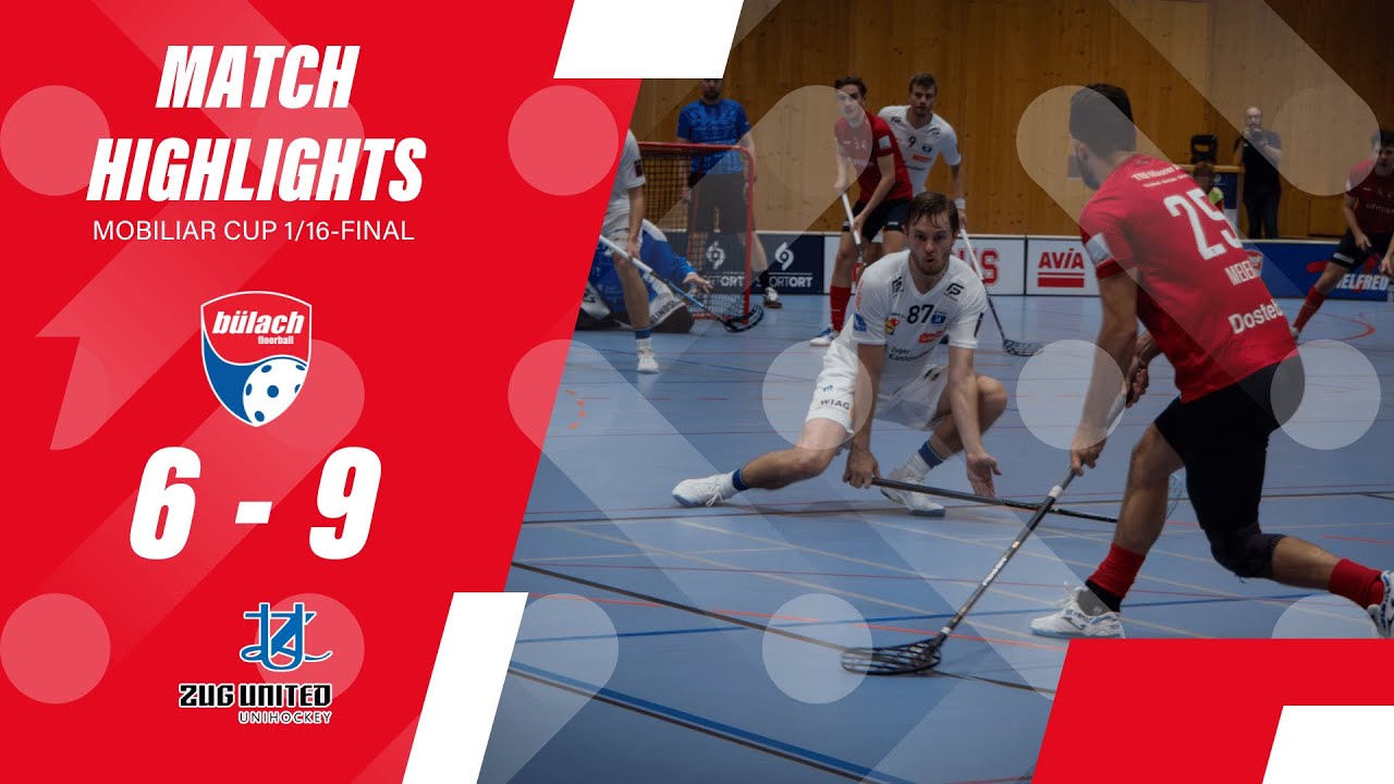 Bülach Floorball vs Zug United | Highlights Mobiliar Cup 25/26 1/16 Final