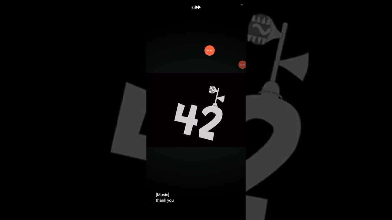 Endless numbers uncanny Speed 2x  1-100 6mins