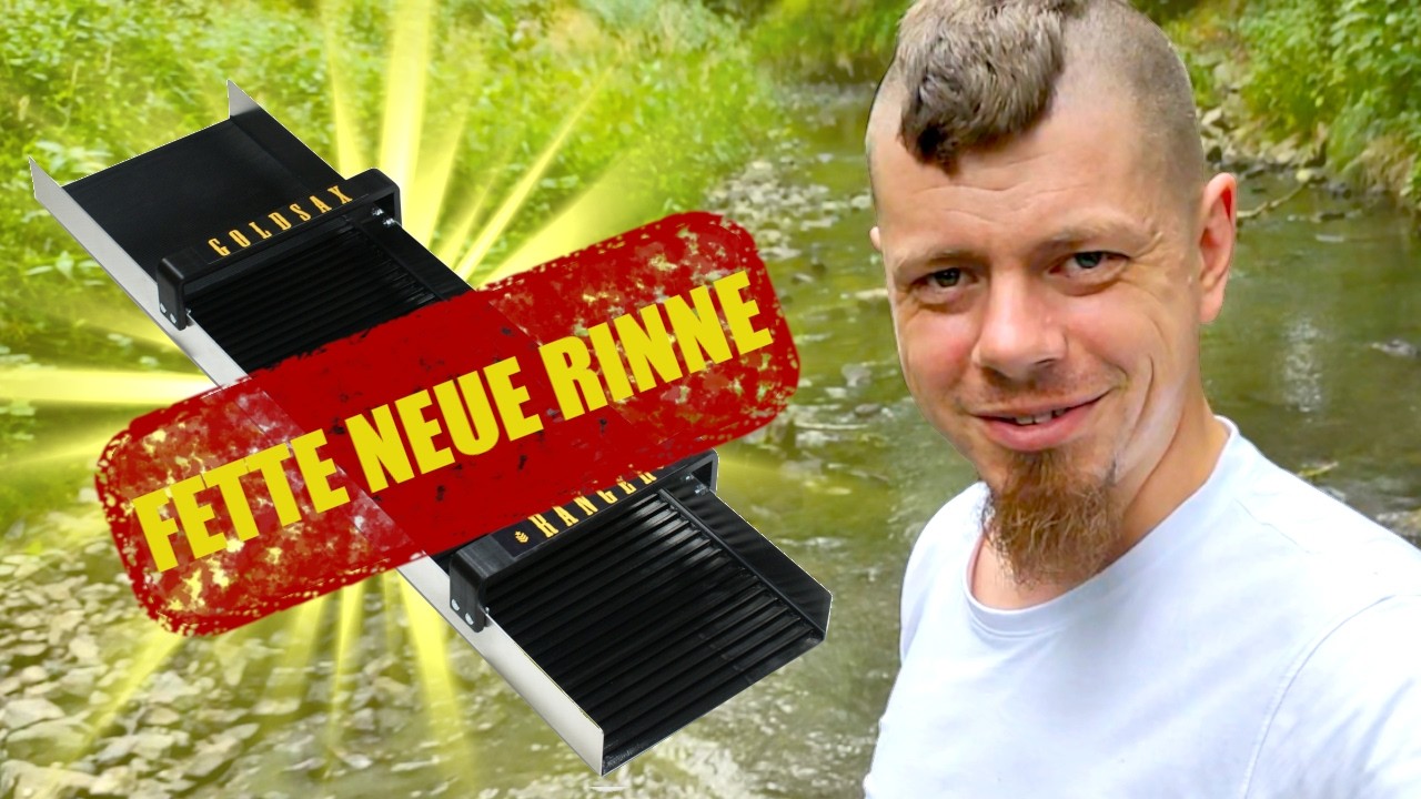 Die neue GoldSax Ranger 100 x 25cm Goldwaschrinne