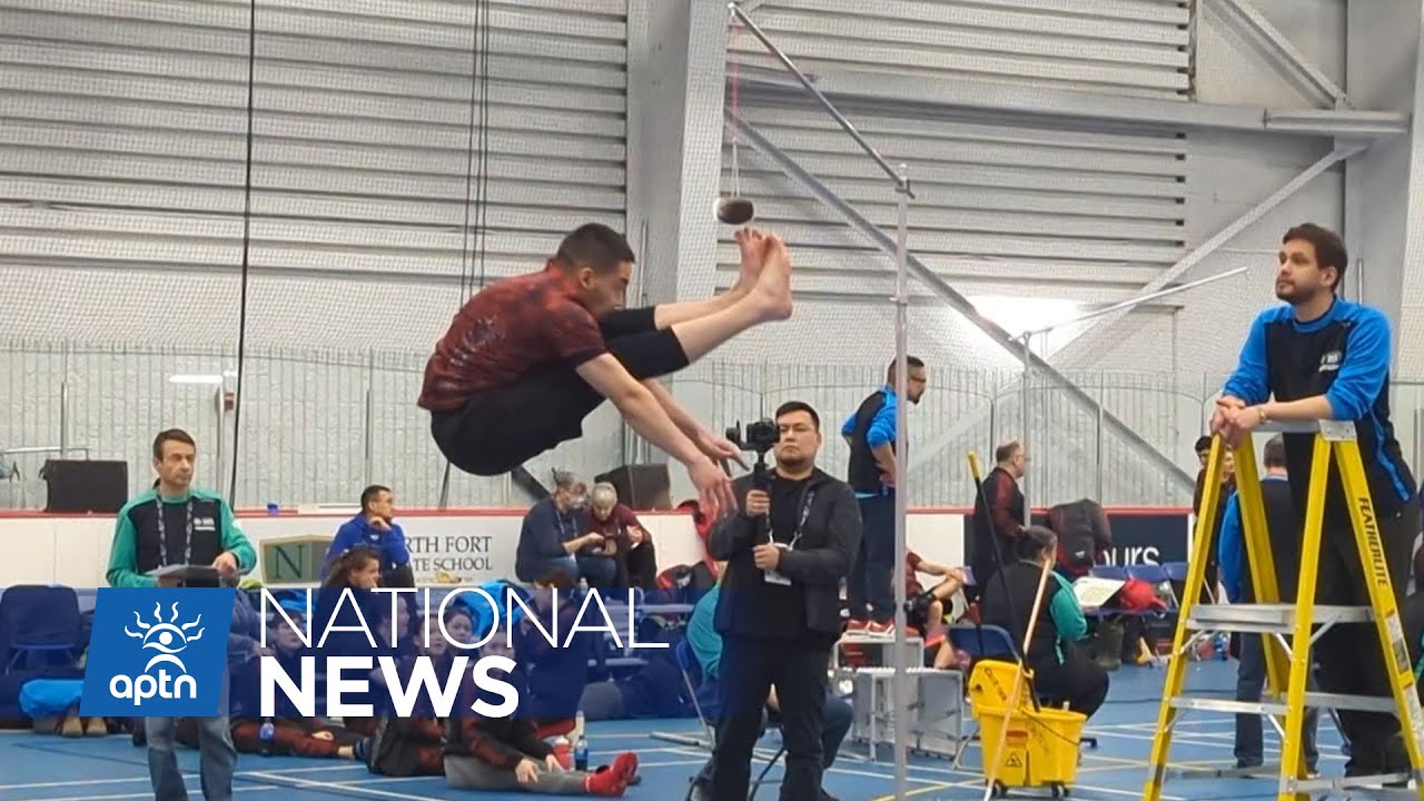 Two-foot high kick sees some serious competition at Arctic Winter Games | APTN News