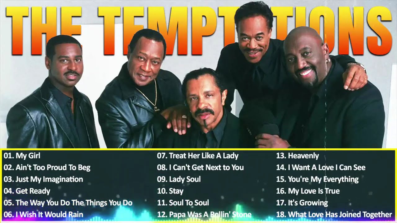 The Temptations Greatest Hits 🎶 Best Songs of the 60s & 70s | Motown Soul Legends Full Album