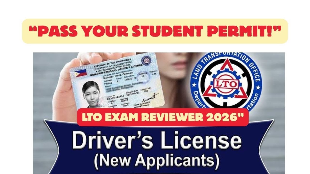 “Top LTO Exam Questions & Answers to Pass the Driving Test”  LTO Exam Reviewer