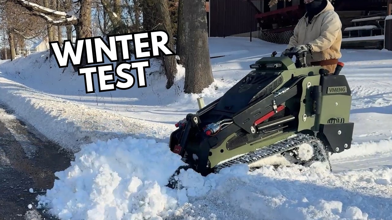 Sub-Zero Cold Start + Snow Plowing | VMENG 580T Pro Winter Test