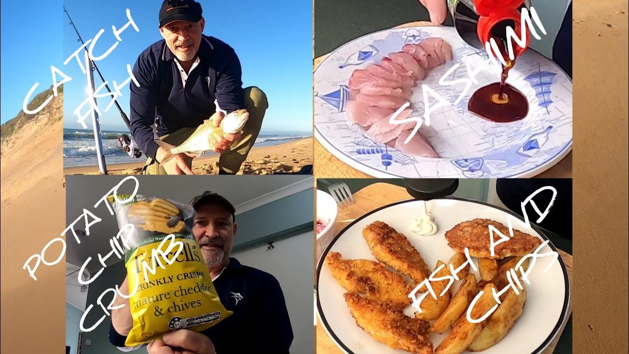 Australian Salmon Catch, Sashimi, Chip Crumb, Fry. ep110