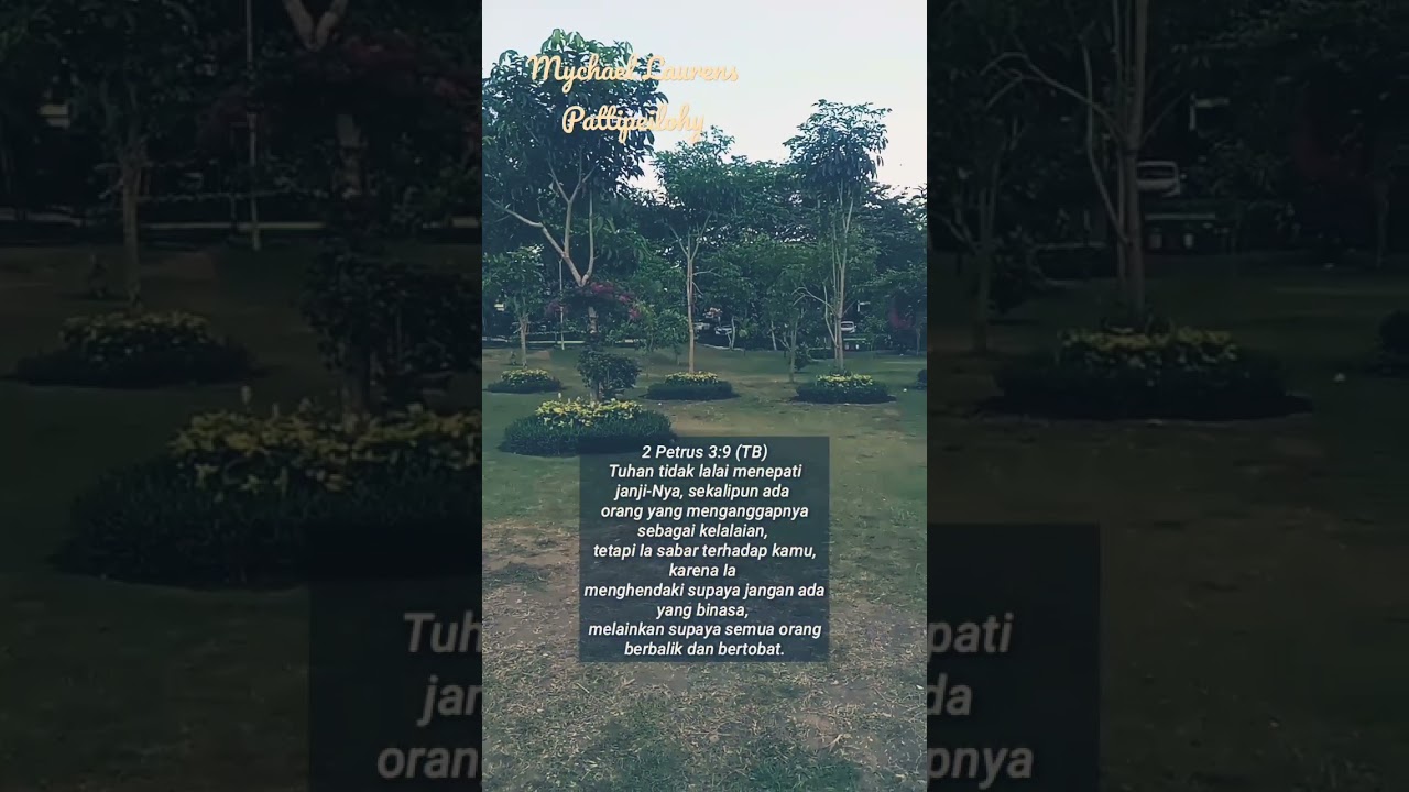 FIRMAN TUHAN ( 2 PETRUS 3:9 ) #FirmanTuhan #TuhanYesusBaik
