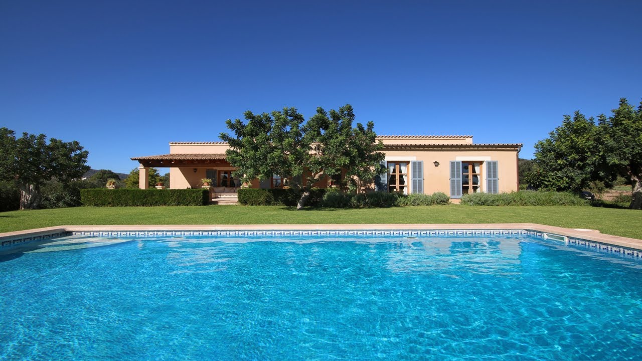 ⭐⭐⭐⭐⭐Ferienhaus Mallorca mit Garten, Pool, Grill und überdachter Terrasse