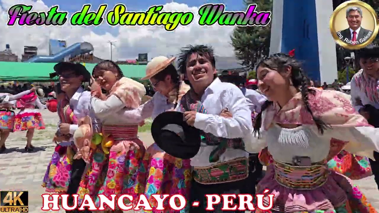 Hermoso Santiago Wanka. FESTIDANZA UNCP 2025. Área de Bienestar Universitario  (VIDEO 4K)