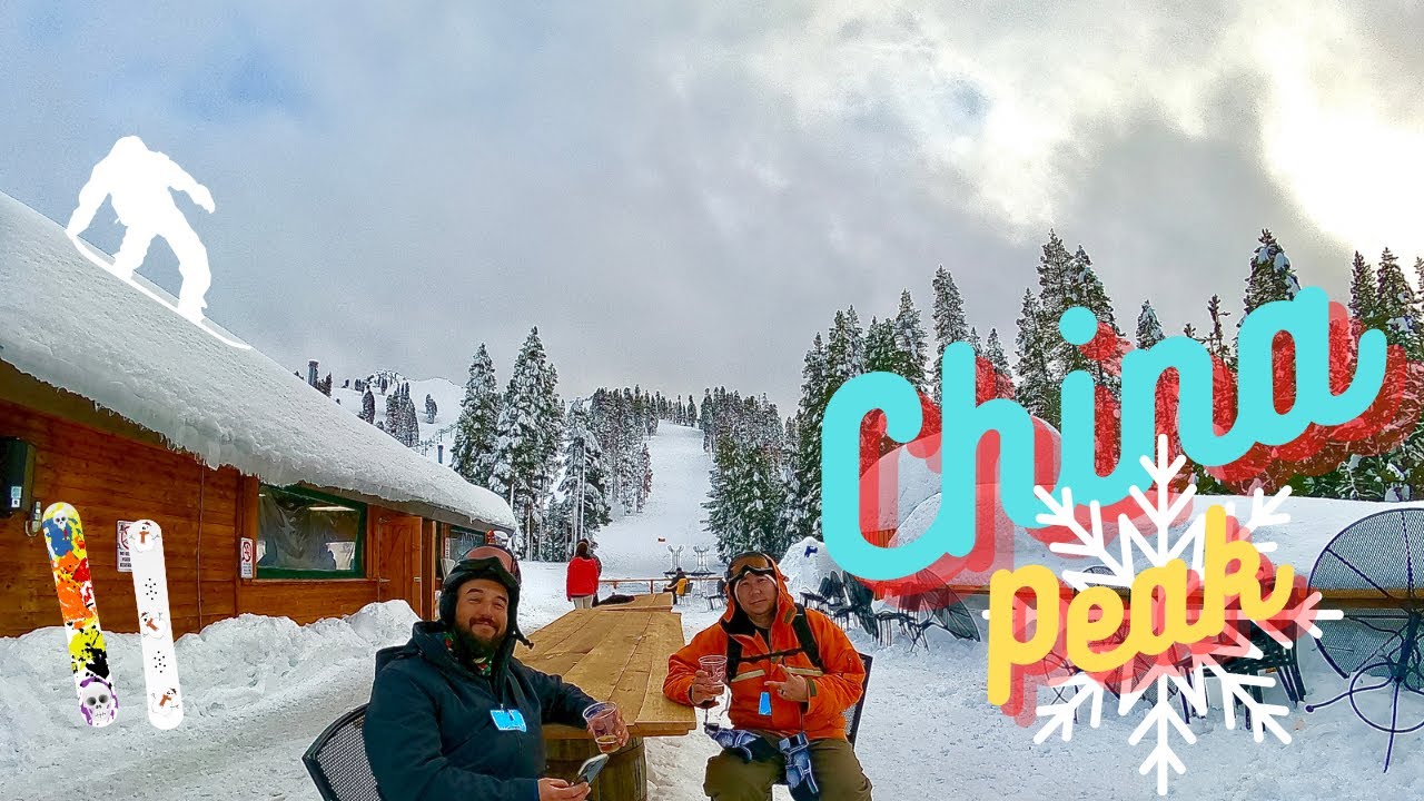 Snowboarding China Peak