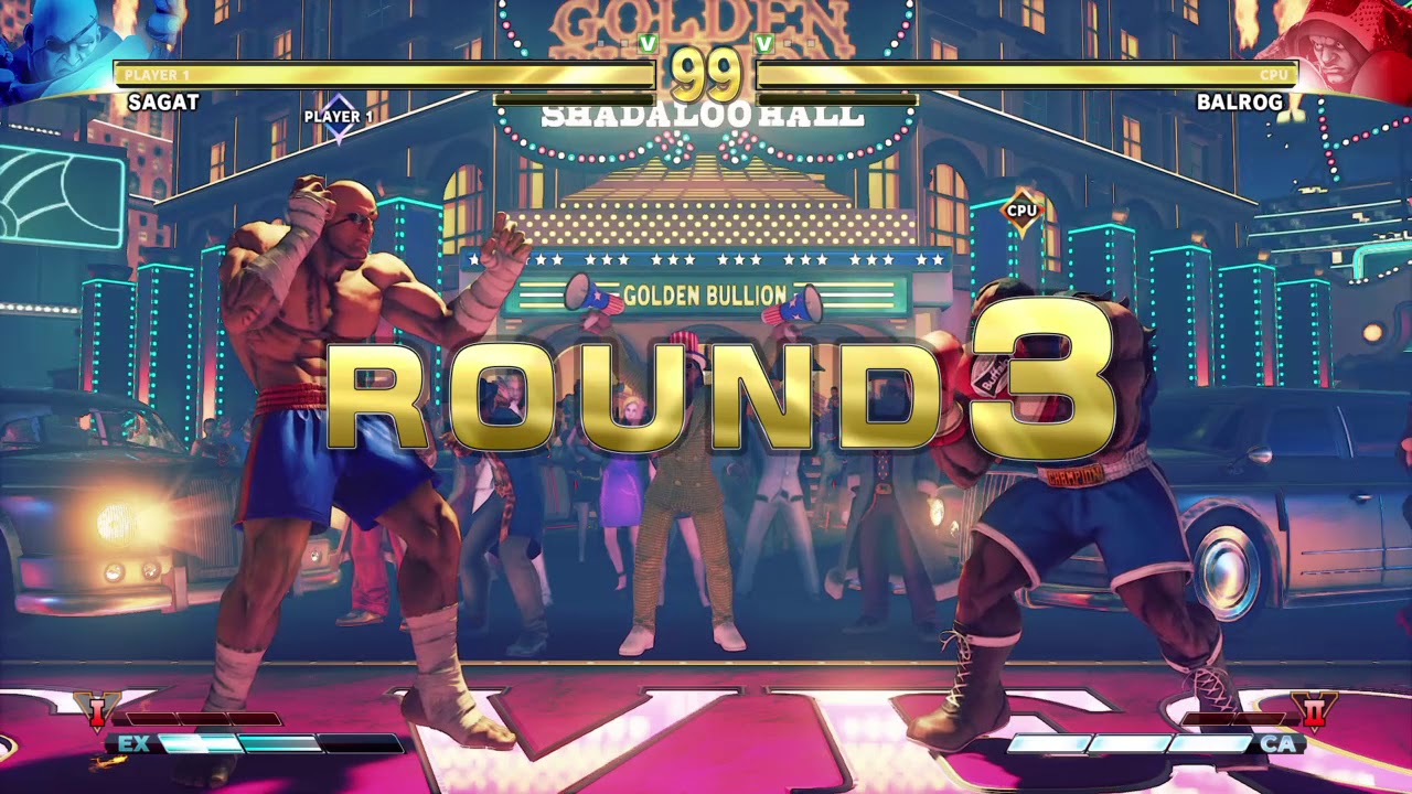 STREET FIGHTER V Sagat vs Balrog