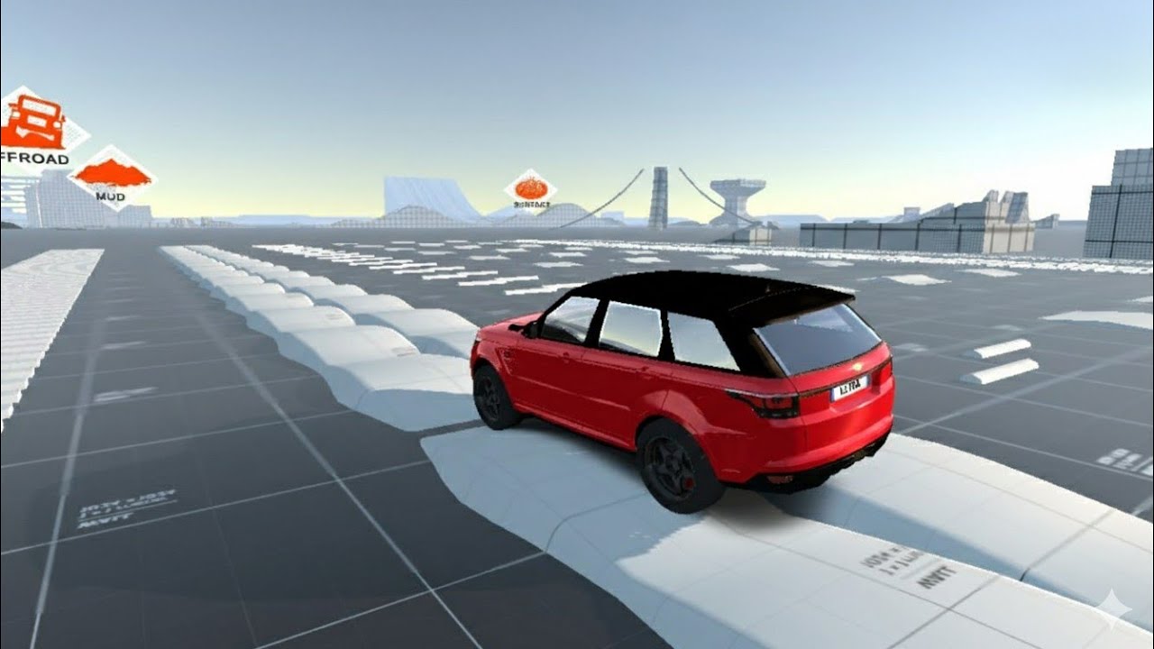  BeamNG Drive: Testing Stability on Bumpy Surfaces