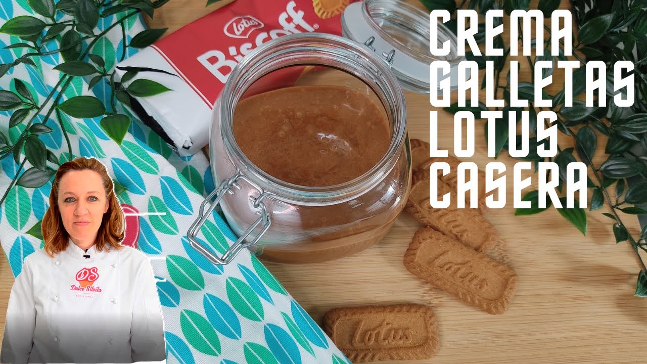 Crema galletas Lotus casera