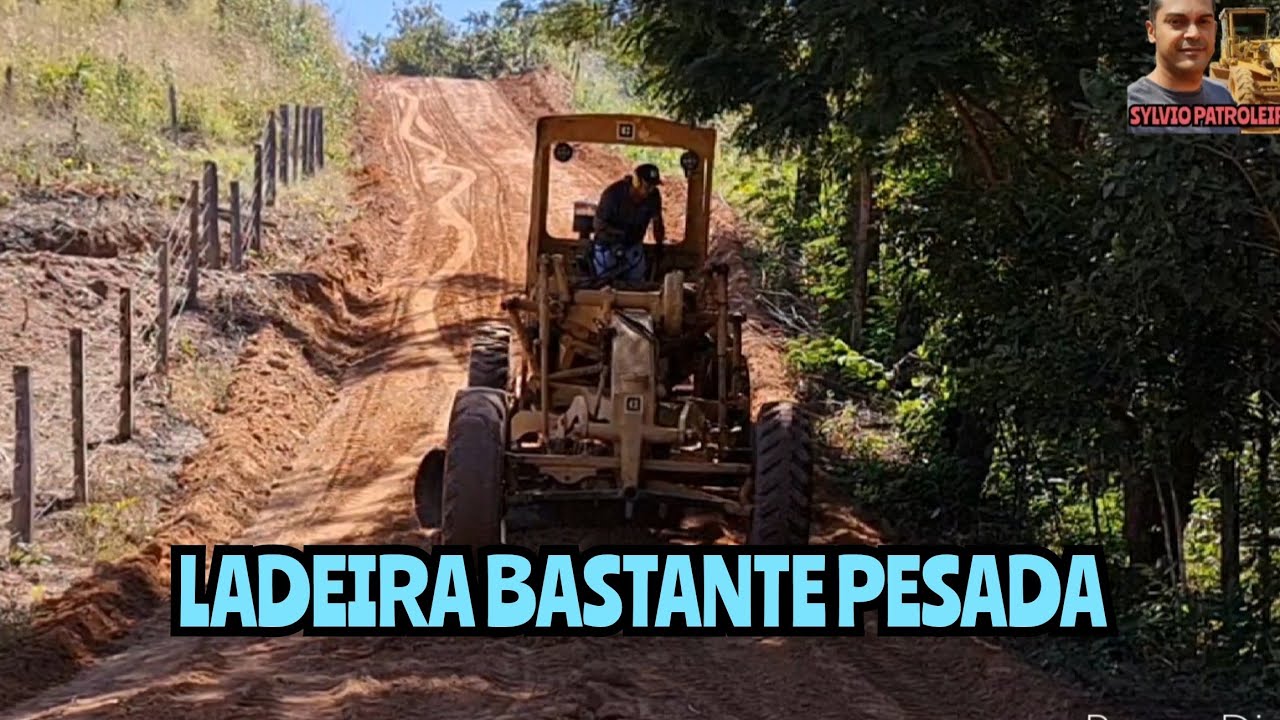 LADEIRA BASTANTE PESADA / Motoniveladora caterpillar 120B grader niveleuse patrola motoconformadora