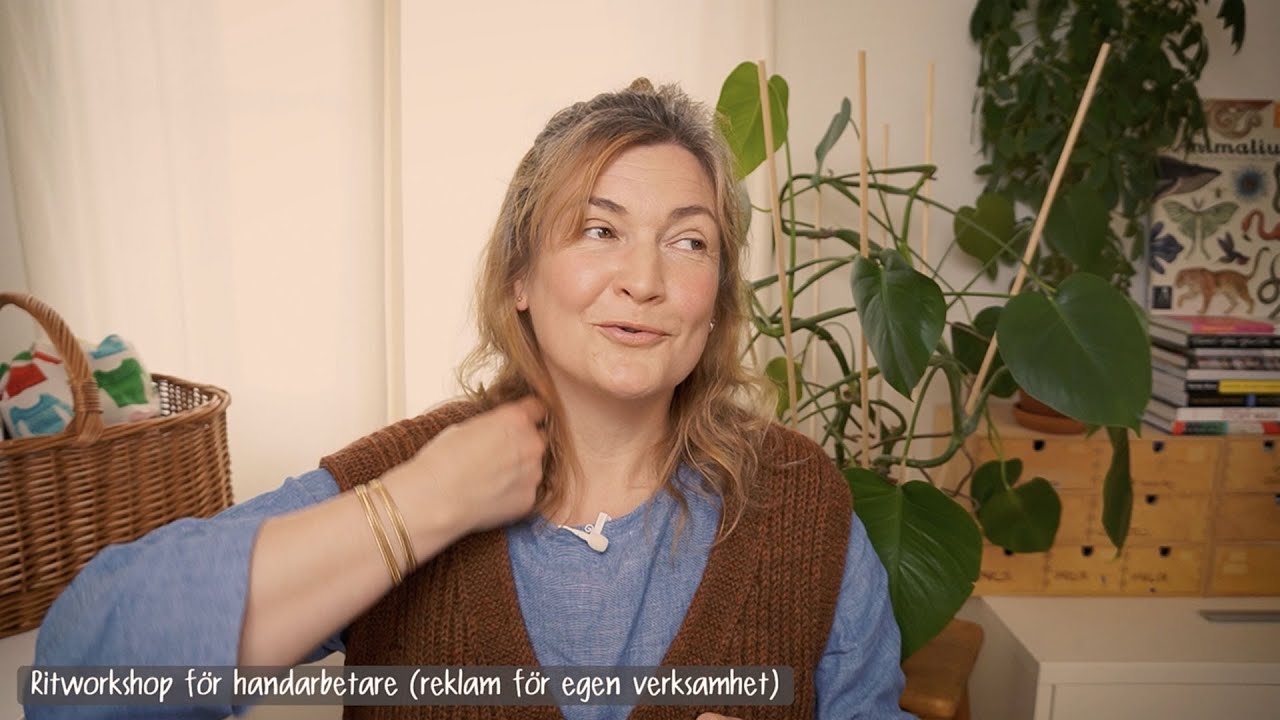 Maja Skapar Podcast 21 | Ritworkshop online, Hemstickat i Wadköping och textilslöjdsplaner