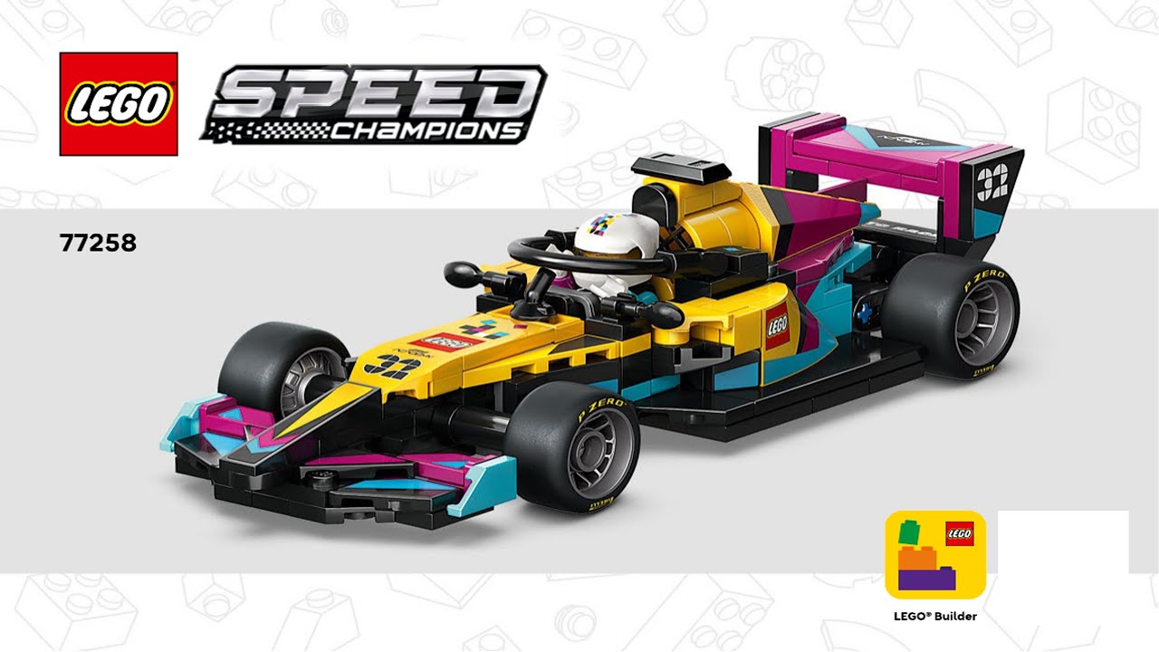 LEGO Instructions - Speed Champions - 77258 - F1 ACADEMY LEGO Race Car - F1 ACADEMY