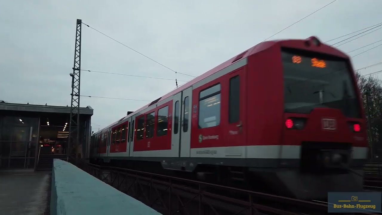 S Bahn Verkehr Hamburg Elbgaustraße HVV vom 23.01.2023