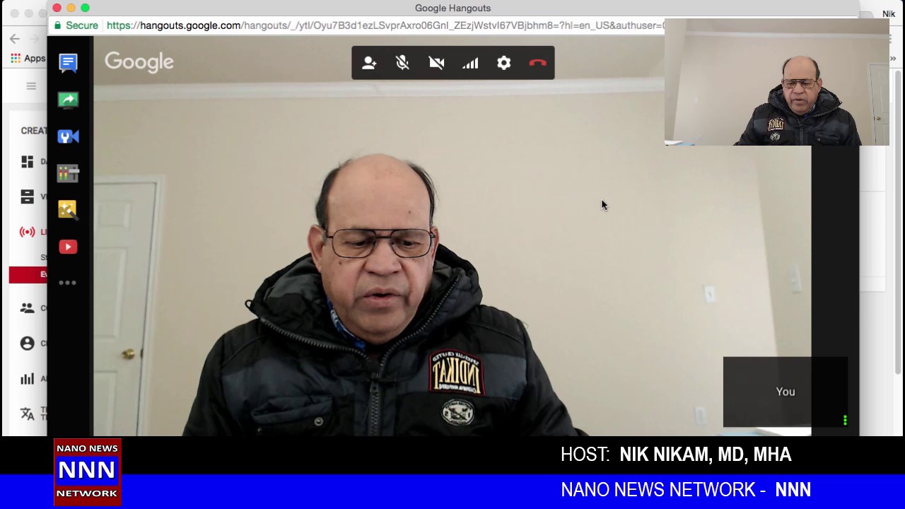 How to use Google Hangout meet 2017 to Live video stream to YouTube by NIK NIKAM MD