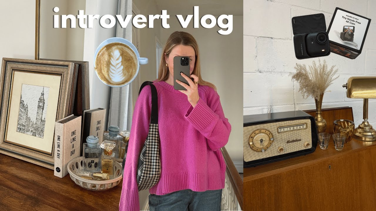 introvert vlog 💌  solo date, romanticizing everyday life, insta360 go ultra unboxing & more!
