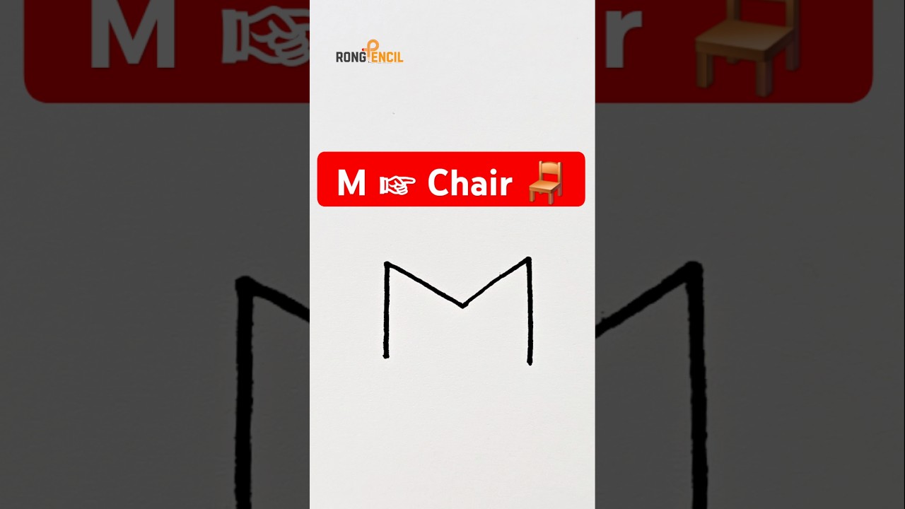 How to draw chair | Easy Chair drawing | Chair drawing easy | #chair #drawing #drawing4kids