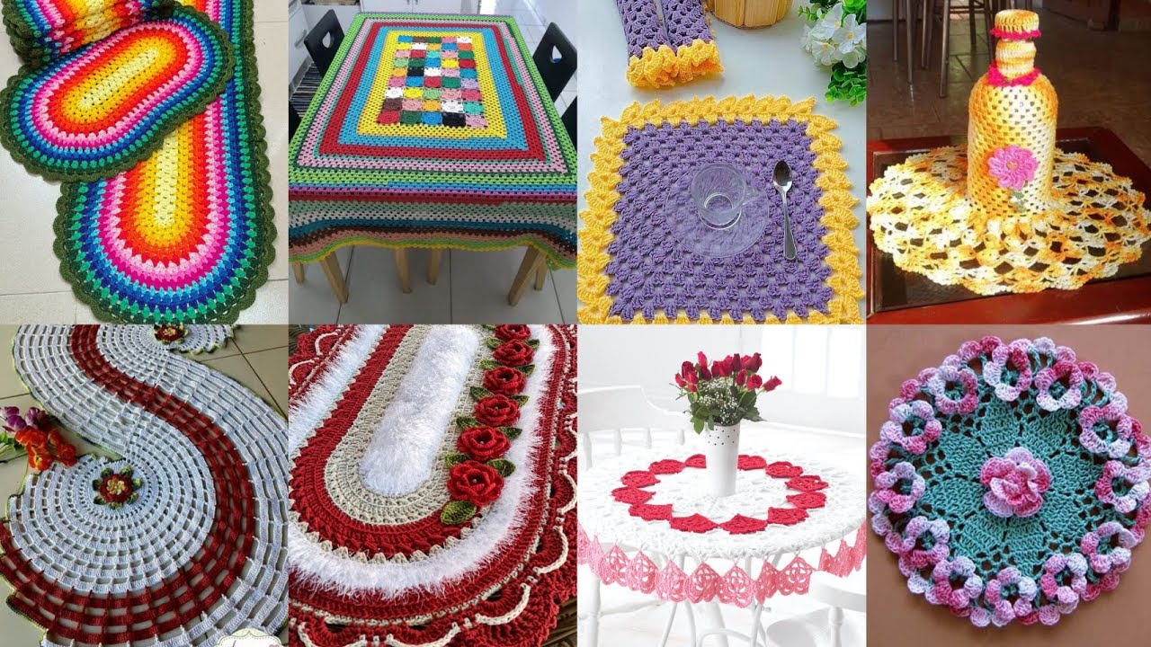 Trending latest crochet table runner new design ideas 2025/Beautiful crochettable runner newpatterns