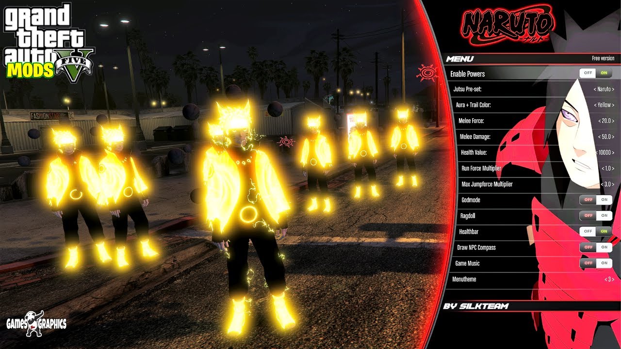 Как установить БЕСПЛАТНЫЙ Naruto Power Script (2021) для GTA 5 MODS