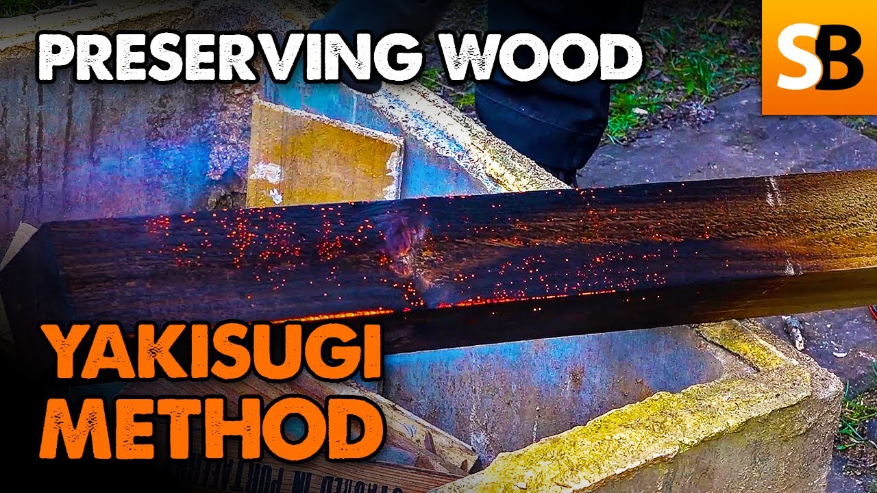 Charring Wood For Preservation &mdash; Yakisugi Method