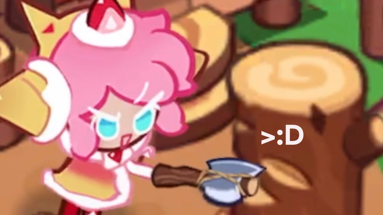 Two whole minutes of strawberry crepe cookie [cookie run kingdom]