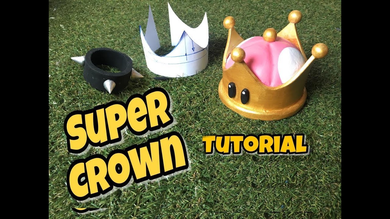 Super Crown/Bowsette Tutorial con Patron de corona