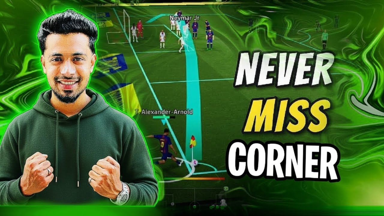 HOW TO SCORE IN CORNER KICK💥💯 WORKING TRICK#pes#efootball#efootball2026#corner#tricks#trending#tips 