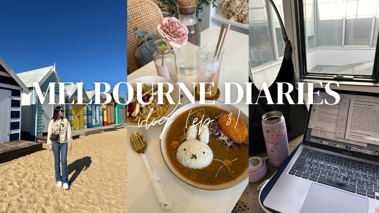Melbourne Diaries | Life in Melbourne as an international student‧₊˚ ☁️⋅♡🪐༘⋆